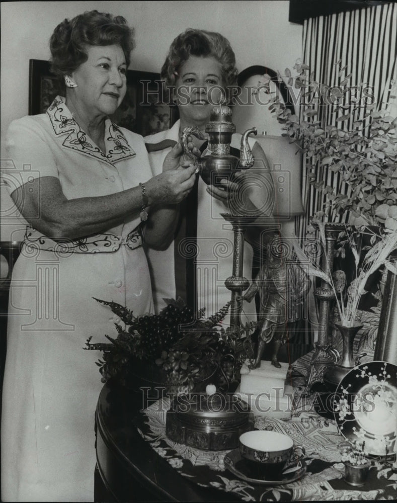 1971 Mrs. Ernest Henderson, Mrs. Dale Shillingburg Look at Antiques - Historic Images