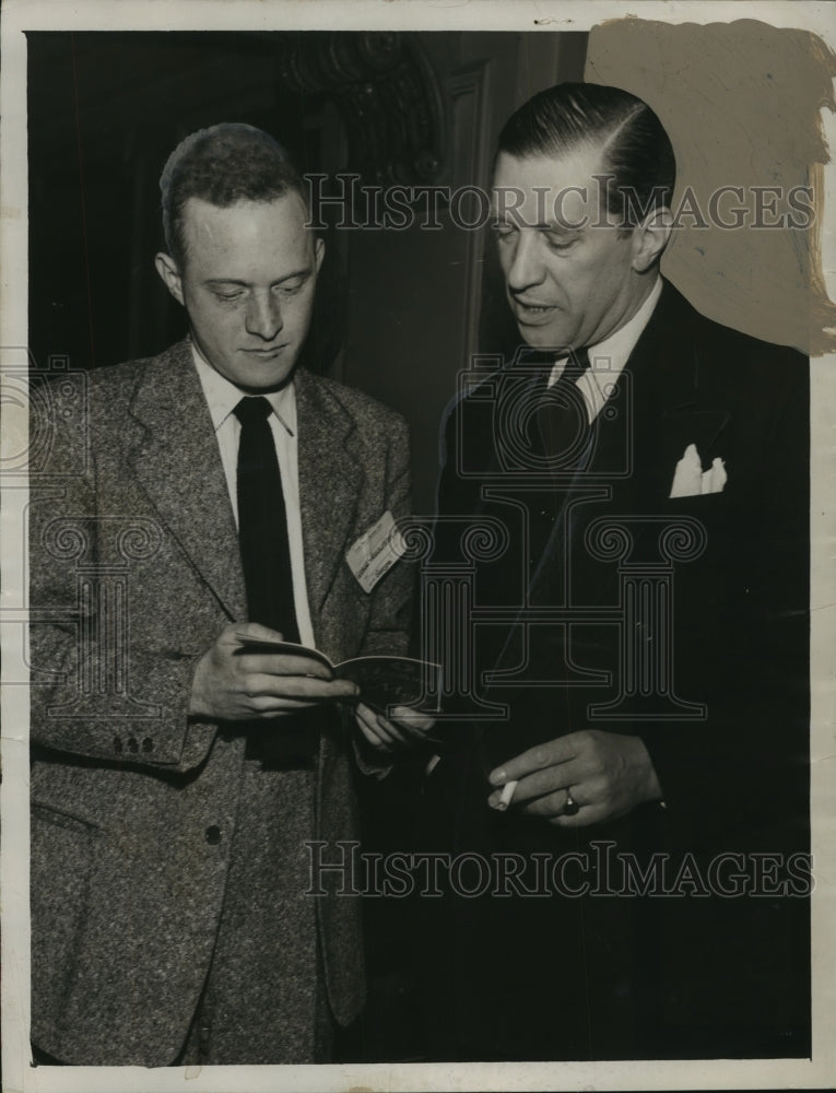 1949, Dr. Nicholas Slotemaker DeBruine & George Huddleston in Alabama - Historic Images