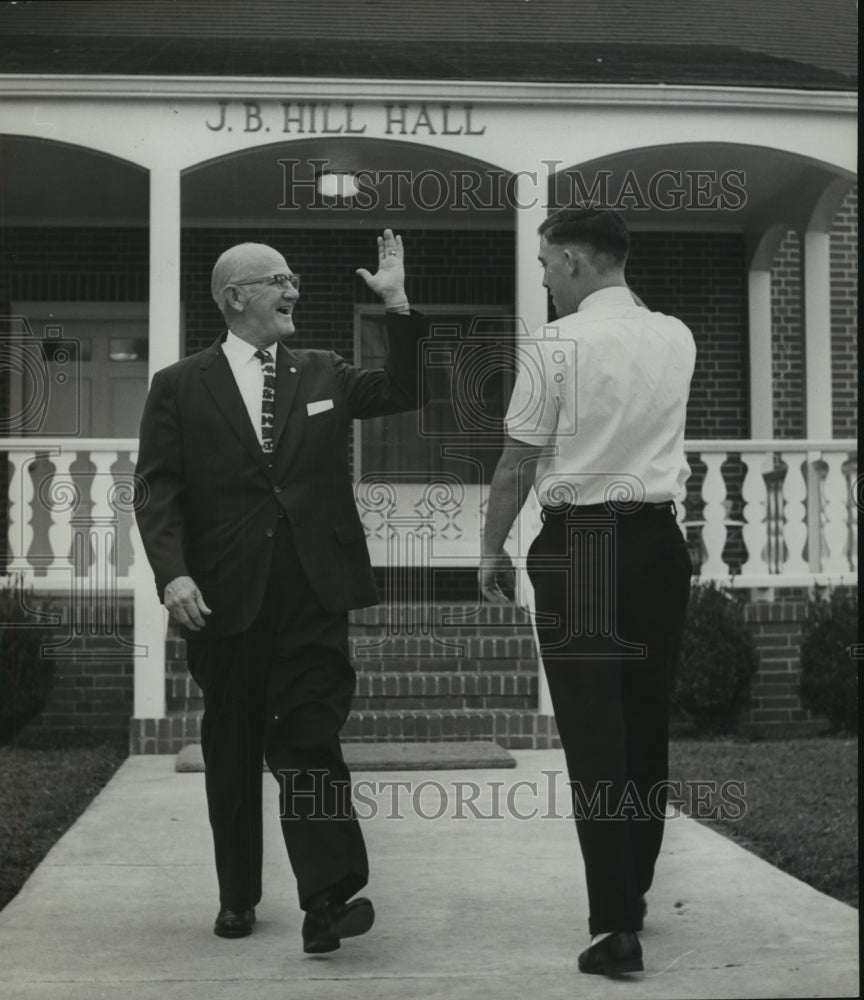 1964 Superintendent, Alabama Boys' Industrial School, Greets Student - Historic Images