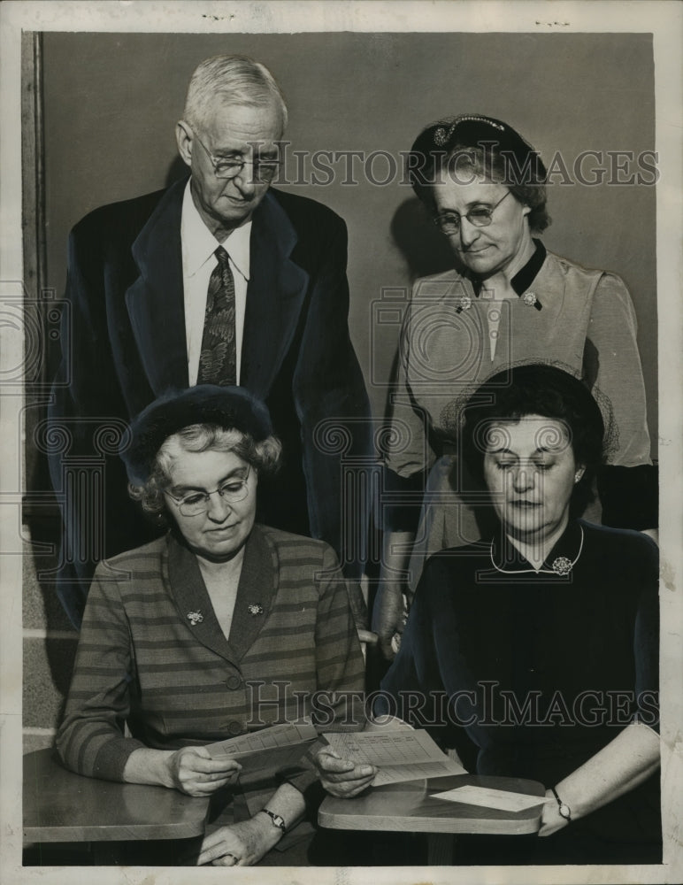 1953 PTA Officers of Glenn Vocational High School - Historic Images