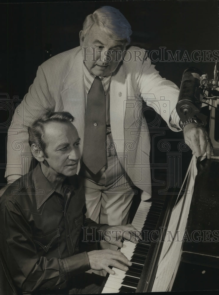 1973, James Gregory & Ralph Blaine work on "Something About Anne" - Historic Images