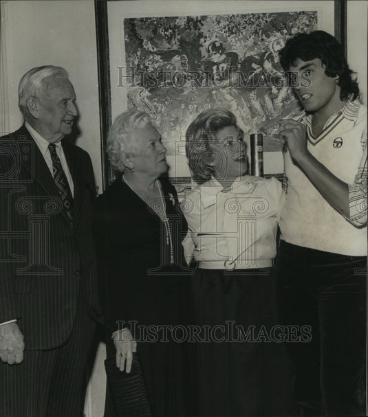 1976, Mr & Mrs. John Hendon, Birmingham businessman and wife - Historic Images