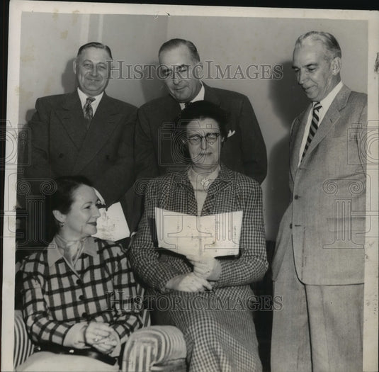 1954 Conference on Education in Business for Women Attendees - Historic Images