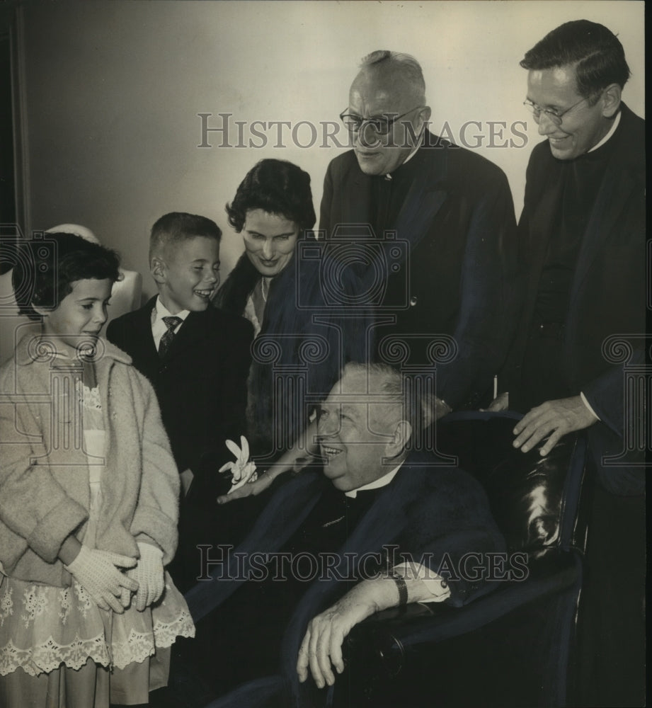 1960, Archbishop Thomas J. Toolen Honored at Reception - abno09883 - Historic Images