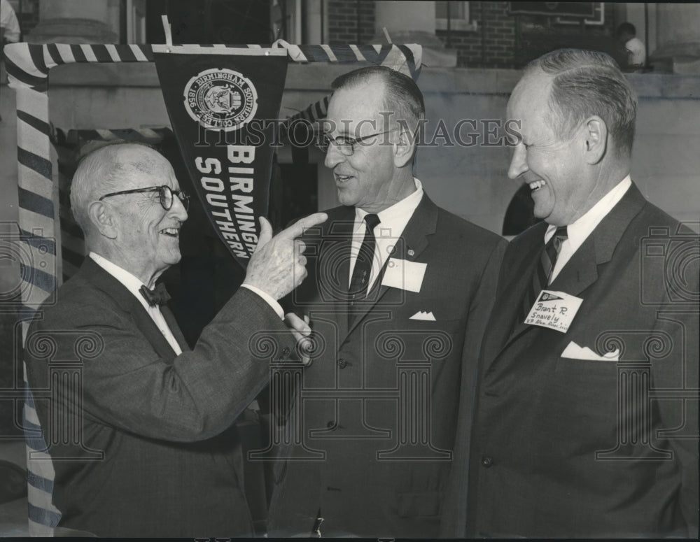 1963, Dr. Guy E. Snavely and Sons at Birmingham-Southern College - Historic Images