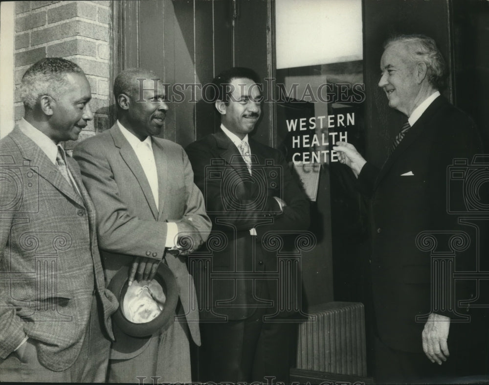 1970 Alabama U.S. Senator John Sparkman Tours Ensley Health Center - Historic Images