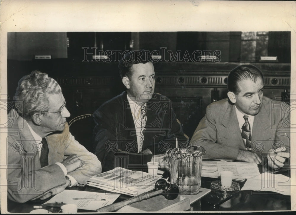 1947 Senator John Sparkman, Politician, About Open Housing Probe - Historic Images