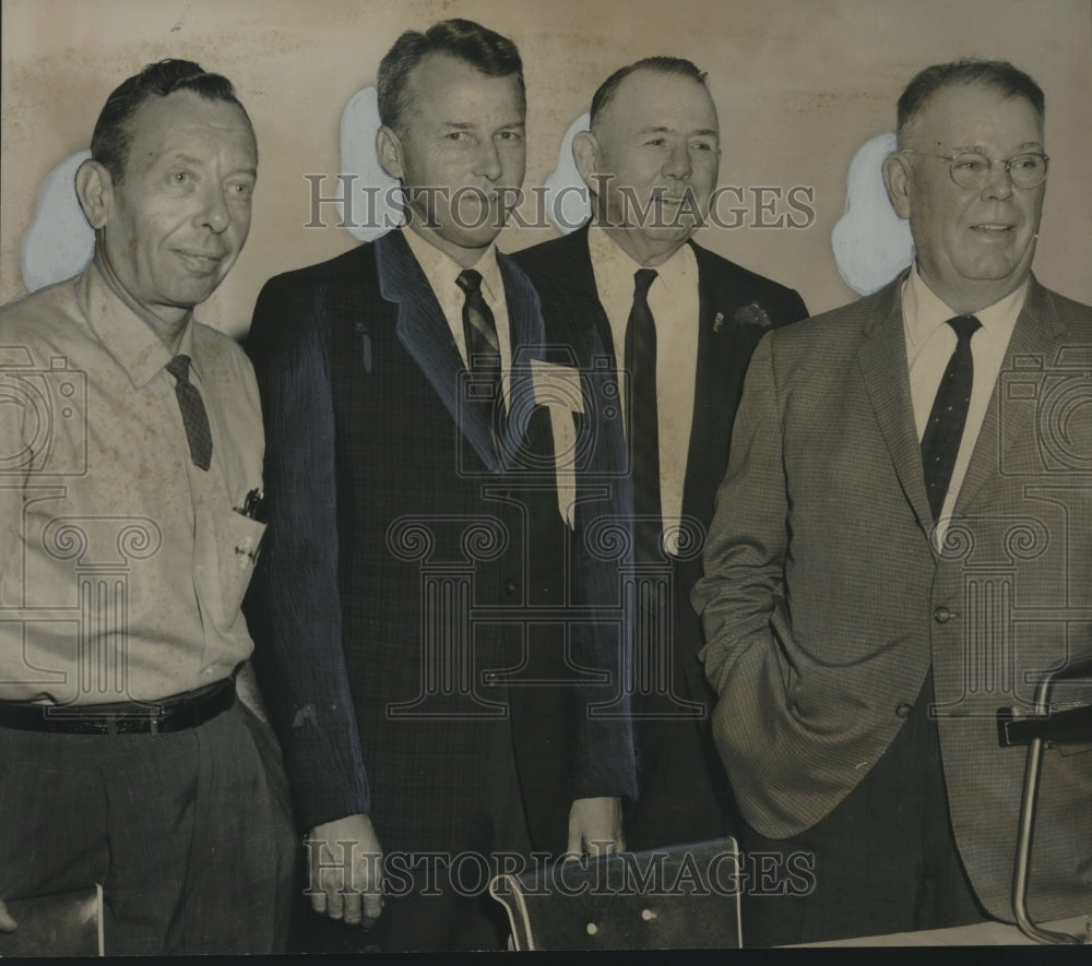 1962, Dr. Billy Rowelll &amp; others, AWF, Montgomery, Alabama - Historic Images