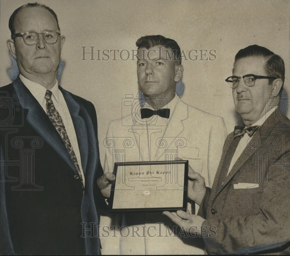 1958, Hayes Tucker, Kappa Phi Kappa Man of Year, Tuscaloosa, Alabama - Historic Images