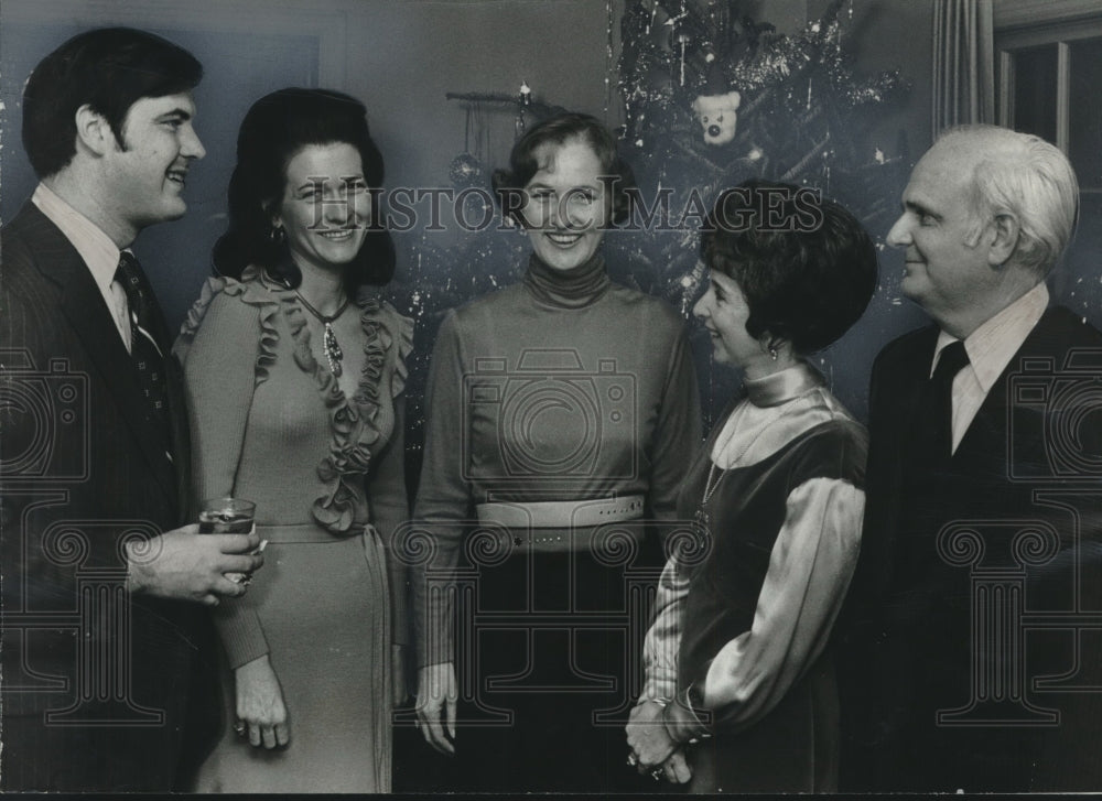 1972, Many Guests Gather At the Holiday Party - abno10345 - Historic Images