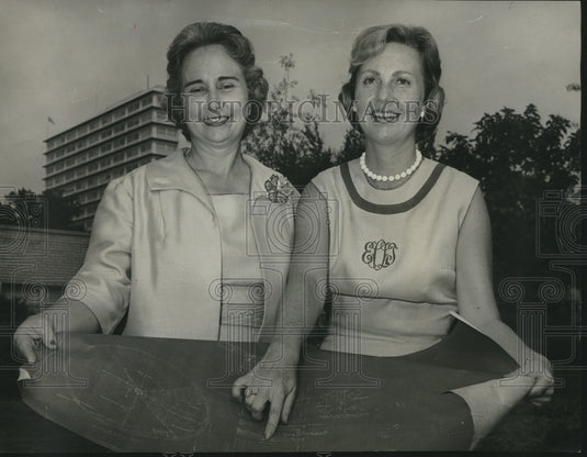 1965, Mrs. Harvey Hooks & Mrs. James Quaries to Head Beautification - Historic Images