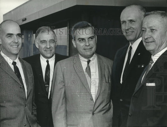 1966, Officers of "The Club" Re-Elected After Most Successful Year - Historic Images