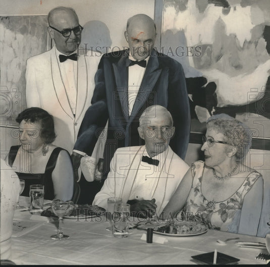 1959, Mr. & Mrs. William Spencer at Gala evening at Birmingham Museum - Historic Images
