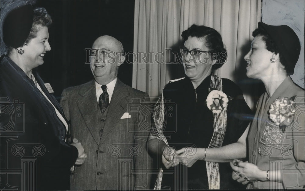 1953, Teachers at Teaching Organization&#39;s Reception - abno10492 - Historic Images