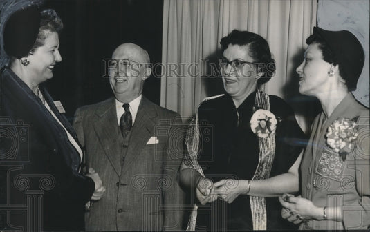 1953, Teachers at Teaching Organization's Reception - abno10492 - Historic Images