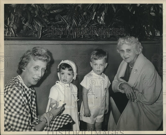1965, Mrs. Whitfield Stokes & Mrs. Darius Thomas, scribblers members - Historic Images
