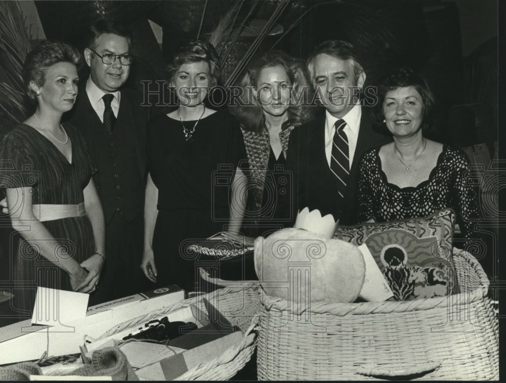 1979 Press Photo Mr. &amp; Mrs. Vernon Patrick &amp; others, fundraiser - abno10671 - Historic Images