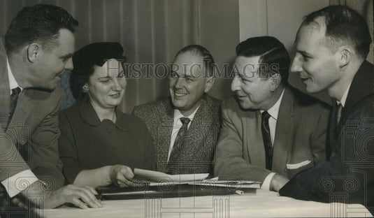 1958, New Officers of The Personnel Association of Birmingham Elected - Historic Images