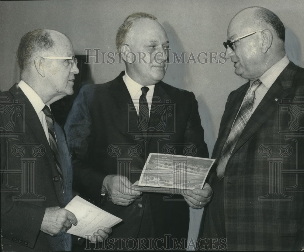 1971, Officials Together For Dedication of Dallas, Alabama, Jail - Historic Images