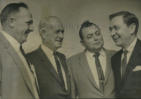 1962, Claude Parsons & others, farm bureau meeting, Bessemer, Alabama - Historic Images