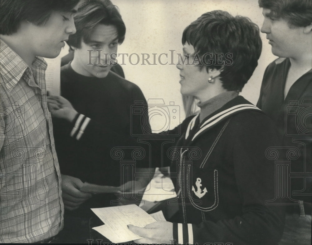 1977, Mrs. Nell Salamone, Shades Valley High Assistant Principal - Historic Images