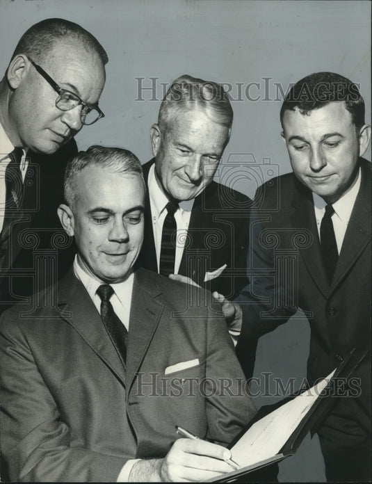1966, Richard Stockman is one AIA Leader Going to Washington D.C. - Historic Images