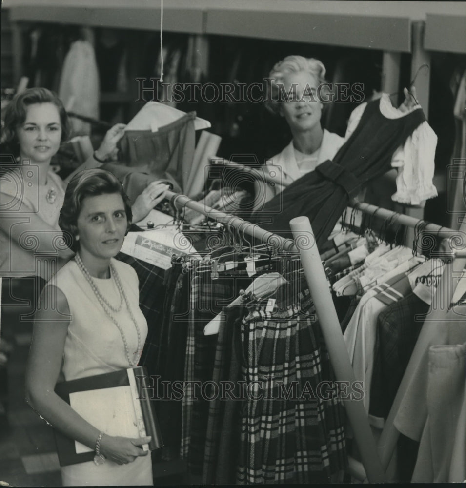 1964, Junior League Members Working at Nearly New Shop - abno10941 - Historic Images