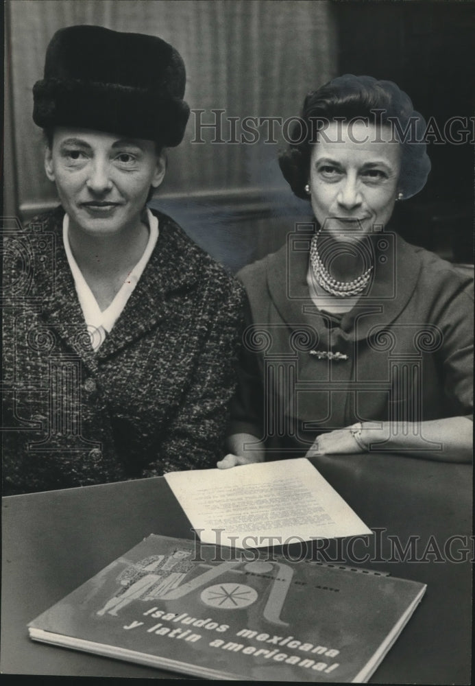 1964, Mrs. Harris Saunders Jr., Mrs. H.B. Rust, Festival of Arts - Historic Images