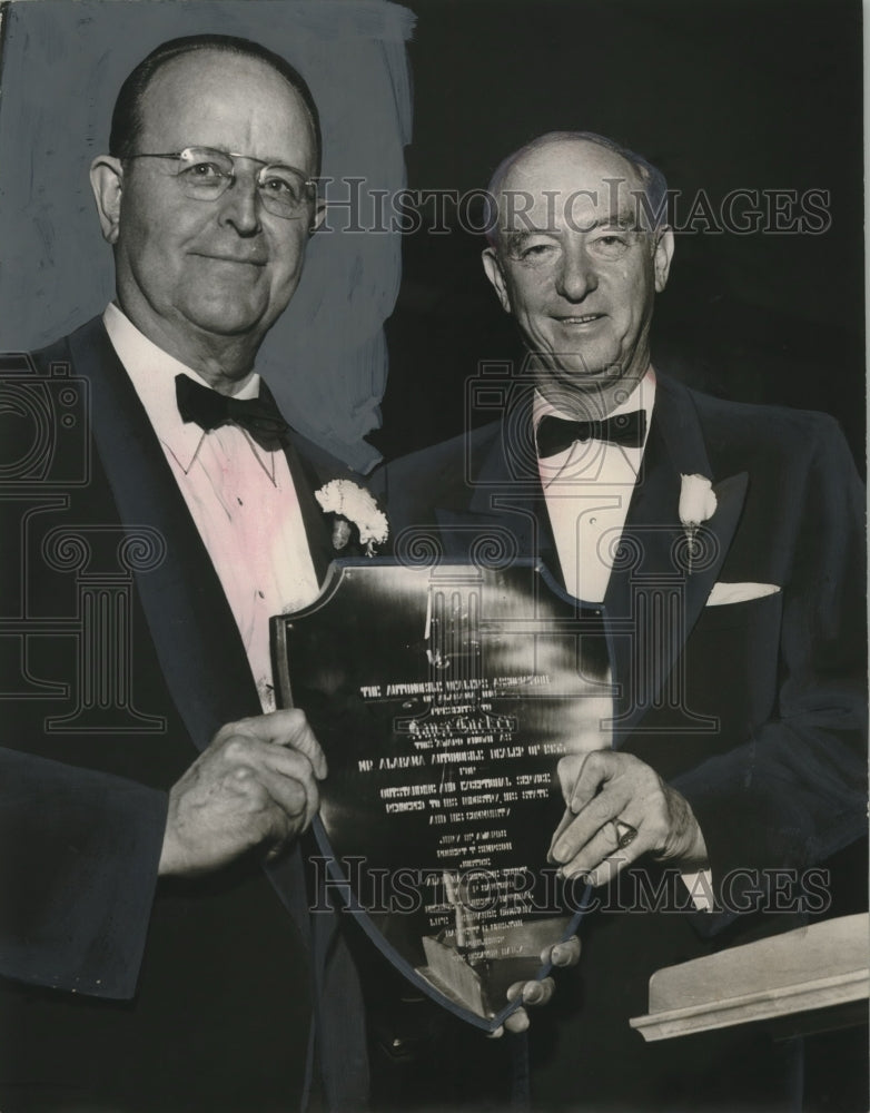 1955, Hayse Tucker presented award by Robert T. Simpson - abno11069 - Historic Images