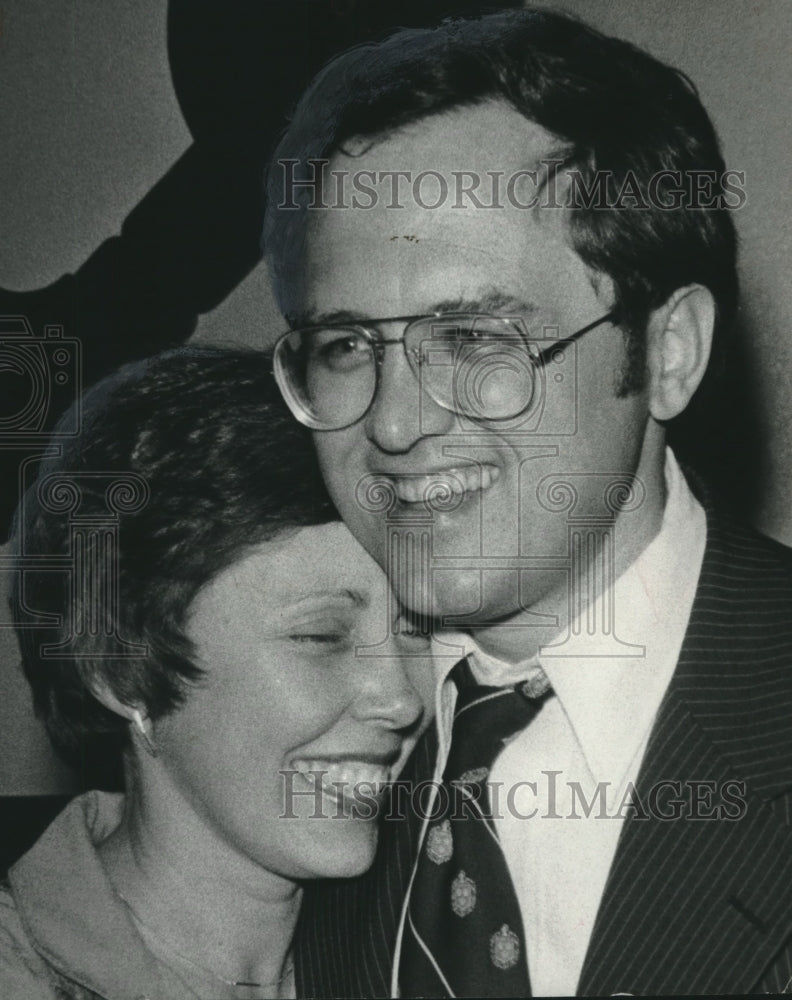 1978 Donald Stewart &amp; Wife Lulu Enjoy Election Victory, U.S. Senate - Historic Images