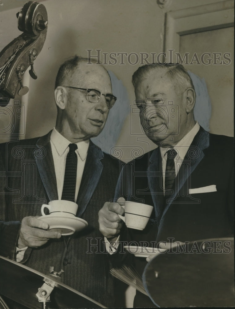 1961, Joseph N. Greene, President Symphony honors Mayor Morgan - Historic Images