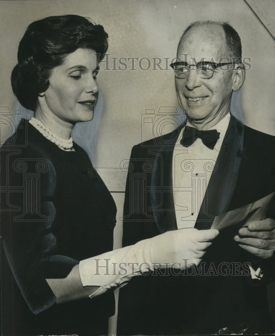 1962, Mrs. Marshall Haynes & Joseph Greene, Birmingham Symphony - Historic Images
