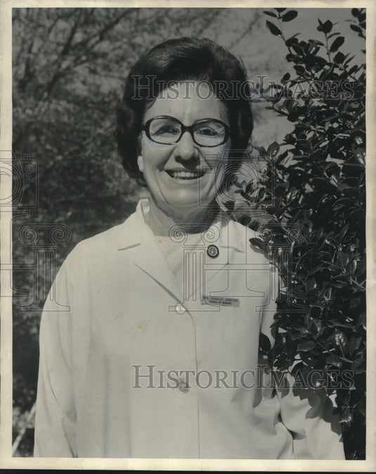 1974, Mrs. Connie Spradley, Director of Nursing, Sylacauga - Historic Images