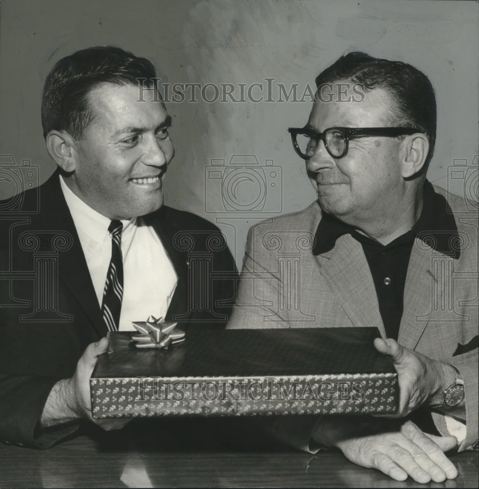 1966 John Spinosa, Eastwood Mall Merchant, honors Jimmy Pepper - Historic Images