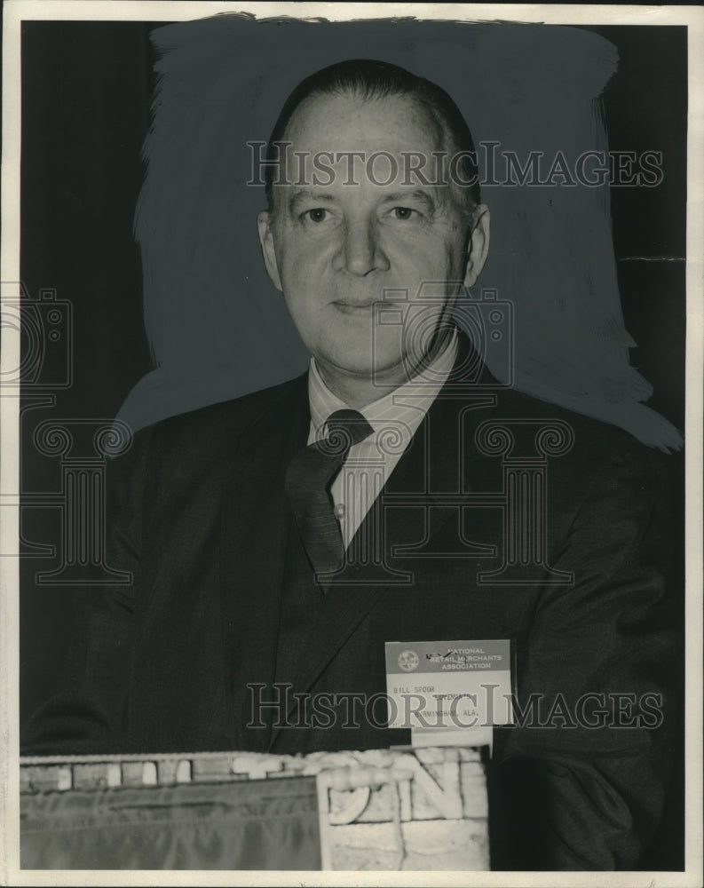 1976 Press Photo O. William Spoor, Loveman&#39;s publicity Director, Birmingham - Historic Images