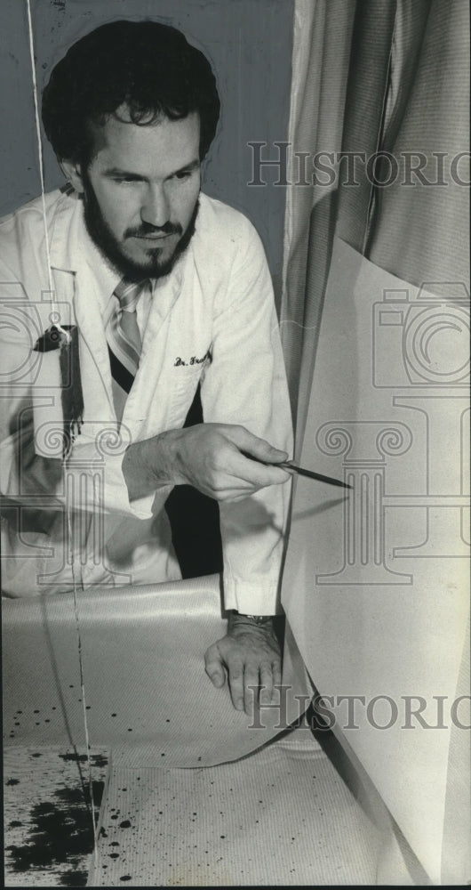 1981 Press Photo Frederick P. Smith, University of Alabama, Forensic Science - Historic Images