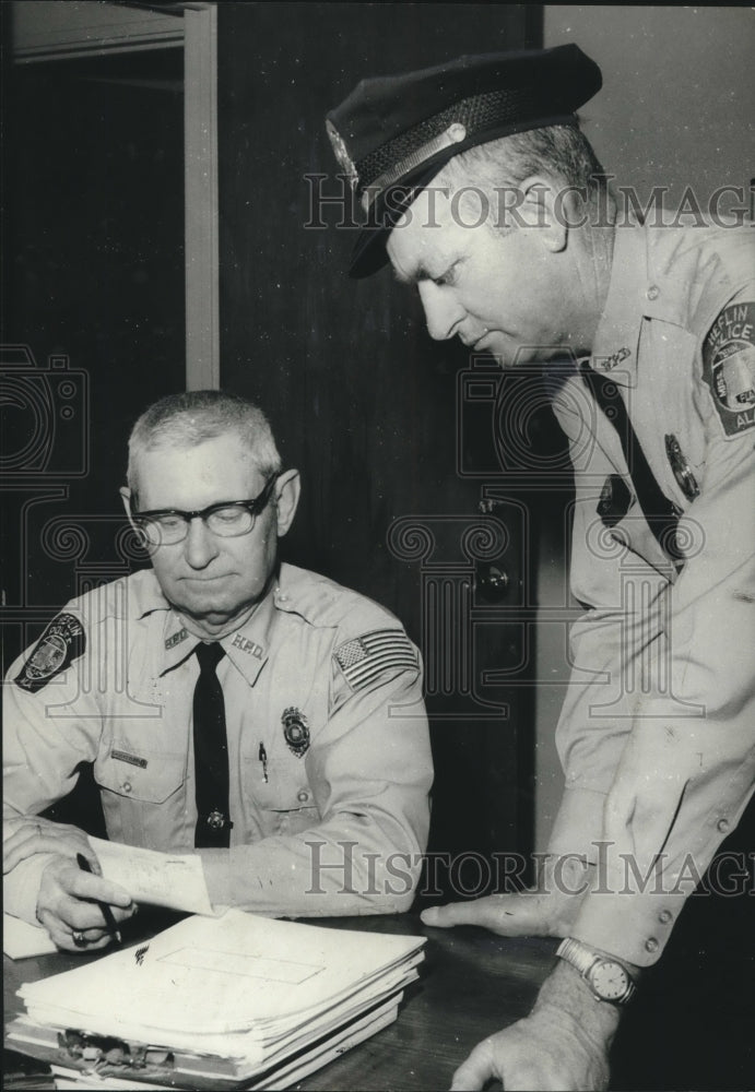 1971 Heflin, Alabama Police Officers - Historic Images