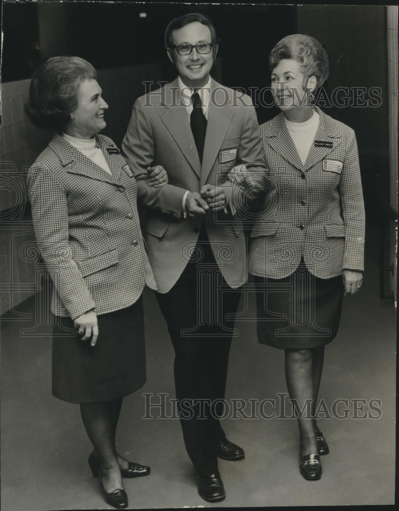 1973, New Uniforms on Birmingham Convention &amp; Visitors Bureau Members - Historic Images