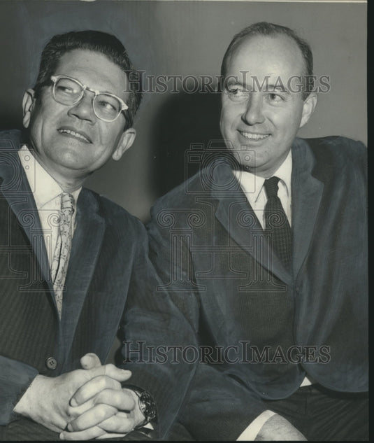 1960, Hugh Thomas, Raymond MacMahon of Hilltop Montessori, Alabama - Historic Images