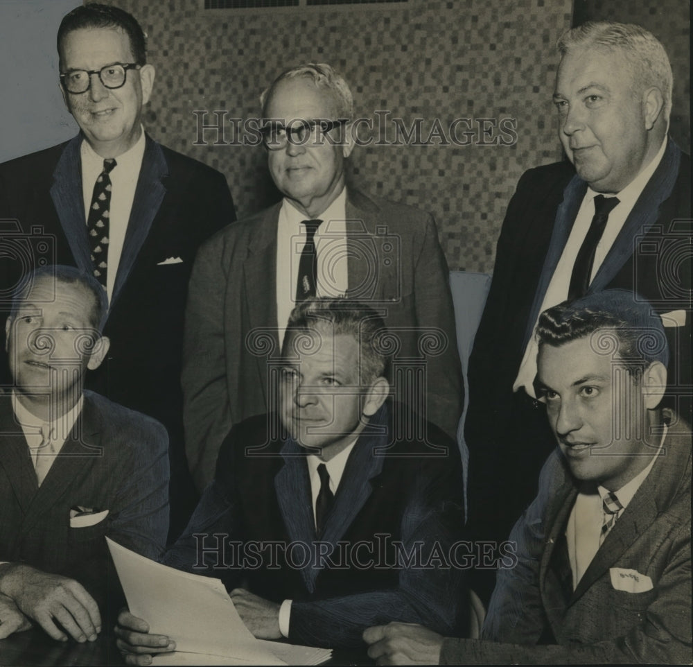 1962, James E. Thomas &amp; others, insurance meeting, Montgomery, AL - Historic Images
