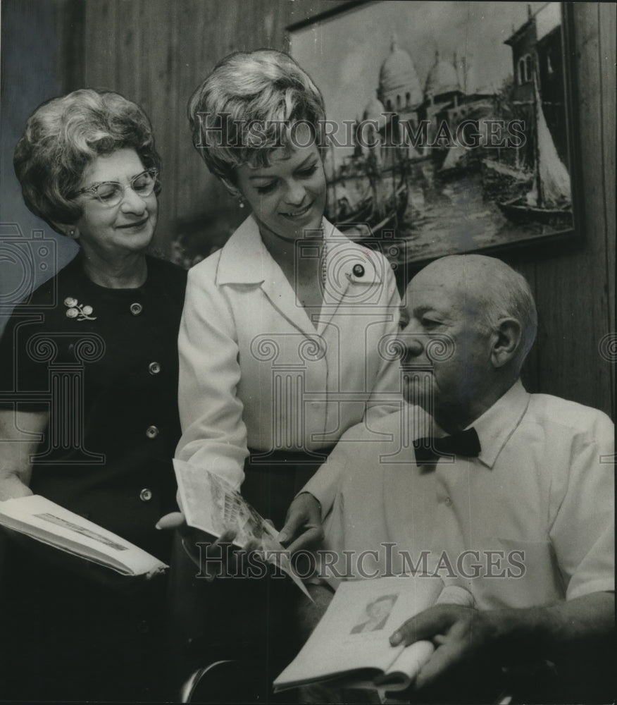 1968, Mrs. Max Hurvich, Mrs. A.C. Steiner, Charles Temerson, Hadassah - Historic Images