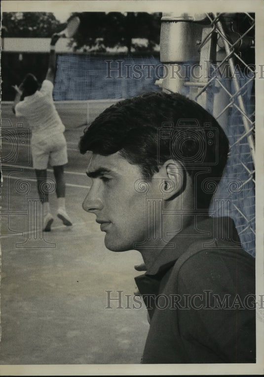 1967 Press Photo Alabama-Tennis player Herb Fitz-Gibbon. - abns01068- Historic Images