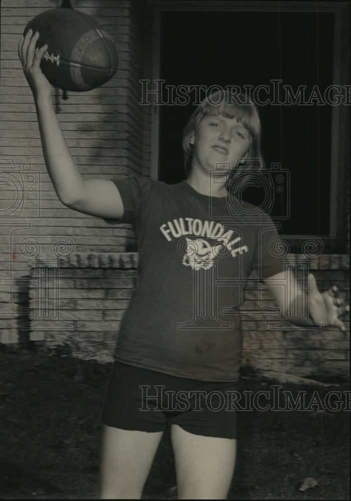 1974 Press Photo Alabama-Chriss Fraser..A winner in Pass, Punt and Kick contest.- Historic Images