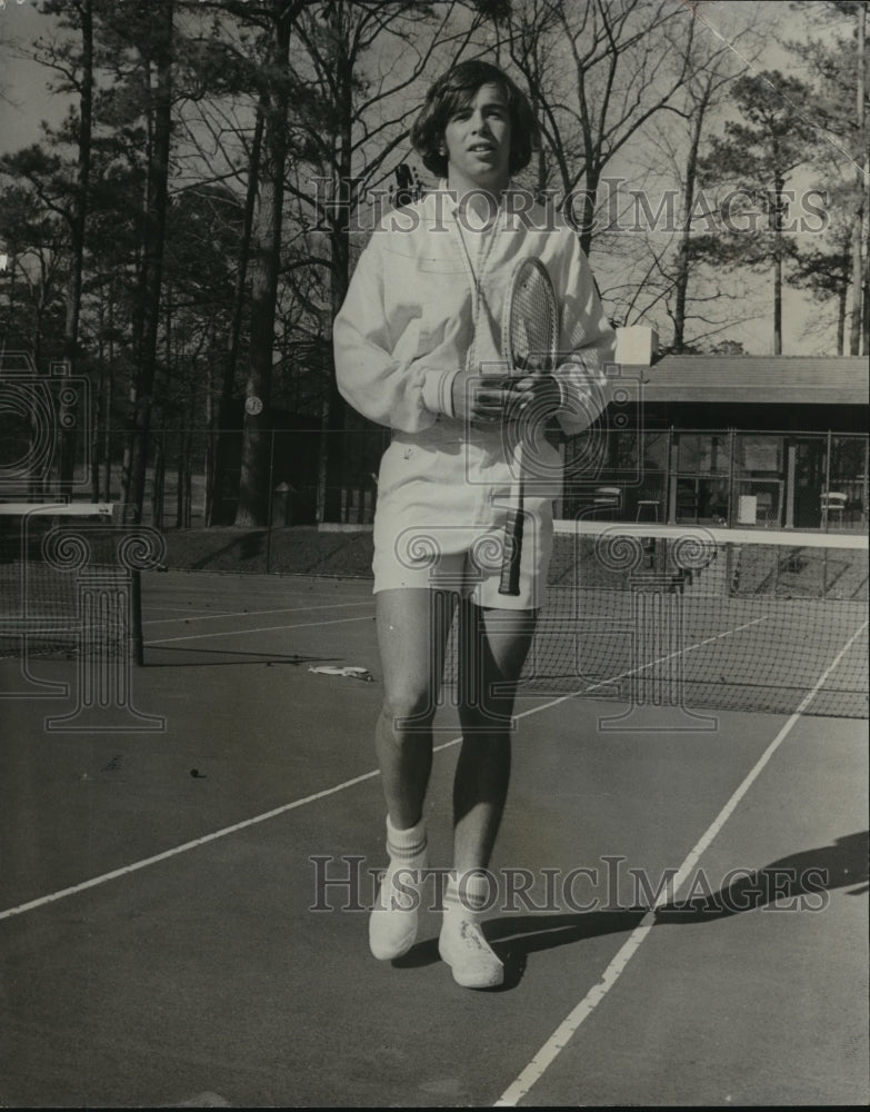 1972 Press Photo-Patrick Dupre, tennis player, will go to Stanford University. - Historic Images