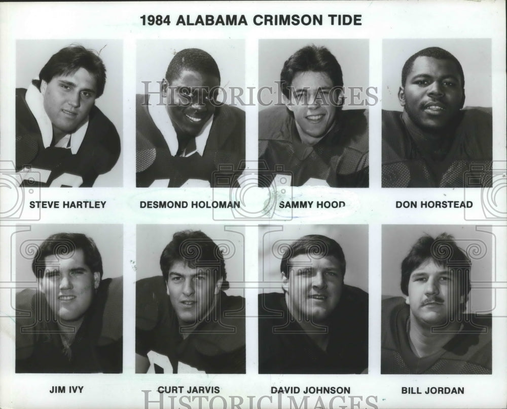 1984 Press Photo Alabama Crimson Tide football team members. - abns01736 - Historic Images