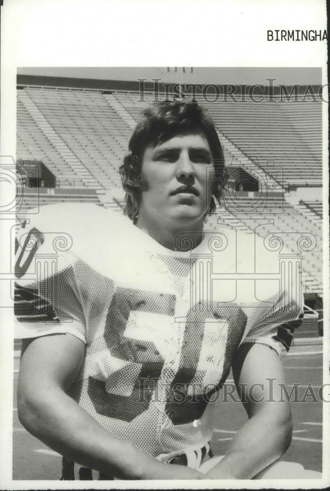 1975 Press Photo Alabama-Football player, Gary Champagne. - abns02285- Historic Images