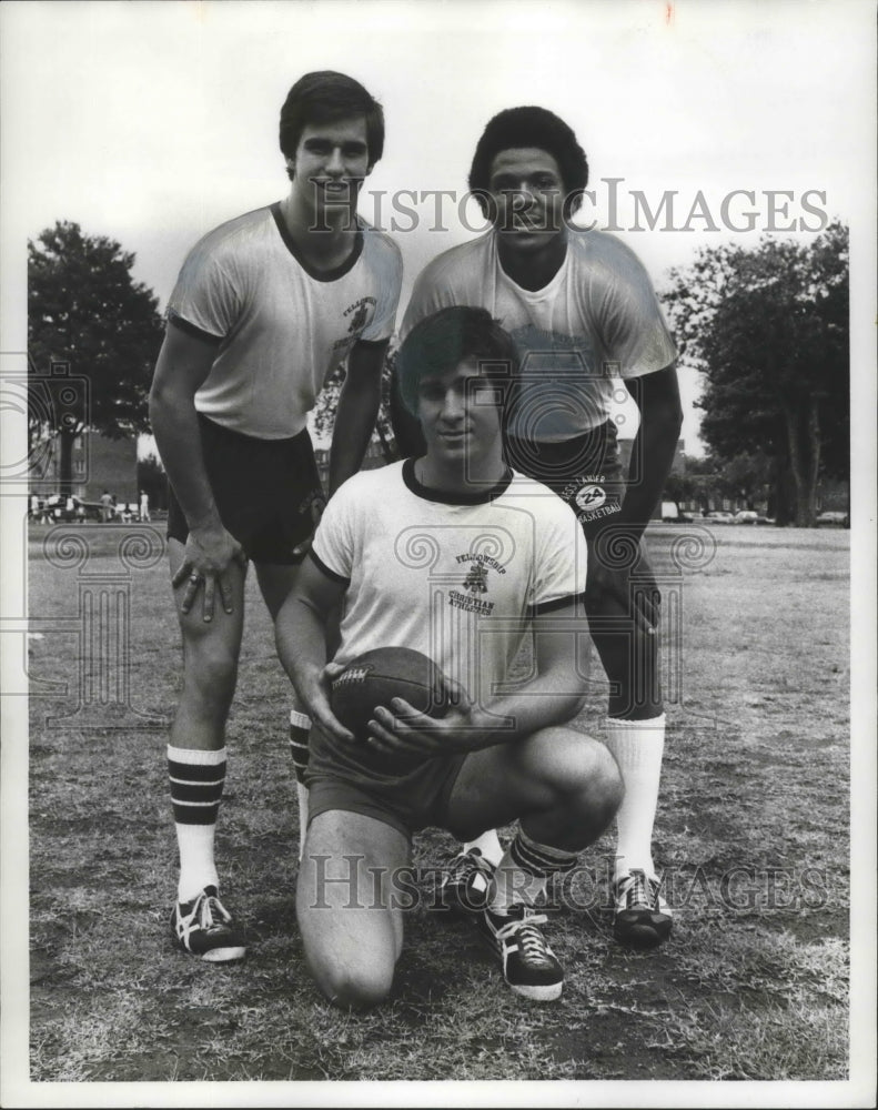 1976 Press Photo Alabama-Randy Cook, Scott Cardwell, and Ronnie McCall - Historic Images