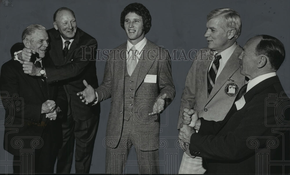 1979 Press Photo Hobson, Sewell, Walker, House And Stanky At Sports Hall Of Fame - Historic Images