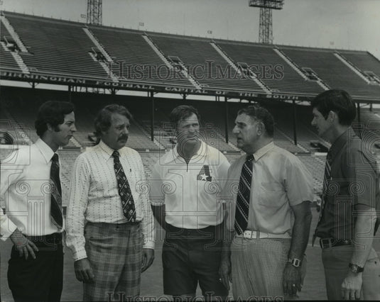 1974 Meeting Planners For Birmingham Americans Football Booster Club - Historic Images