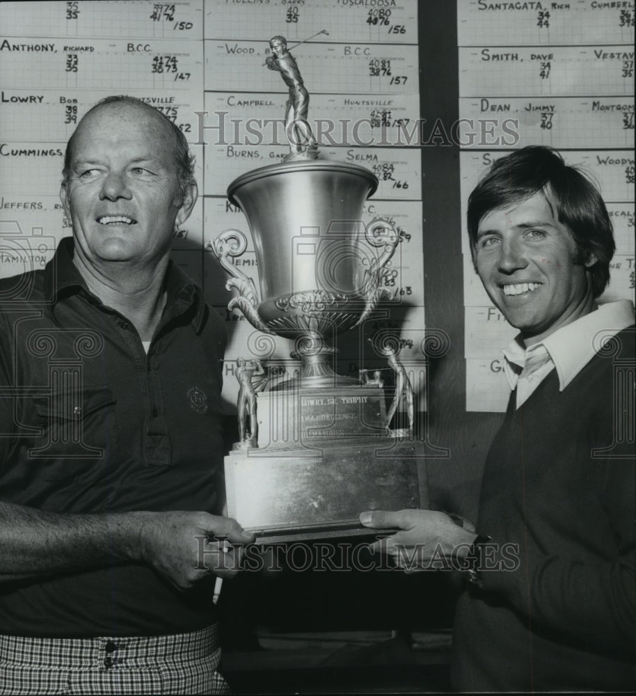 1976 Press Photo Jim Brennan And Steve Lyles Golfing Challenge Cup Captains - Historic Images